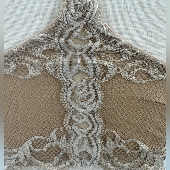 Natori Nude Front Clasp Racerback lacy bra 34DDD - Picture 9 of 14